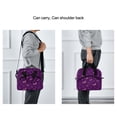 thumbnail image 6 of Insulated Crossbody Lunch Bag 10L Lunch Tote with Adjustable Shoulder Strap for Work Office Picnic Little Butterfly and Rose, 6 of 6
