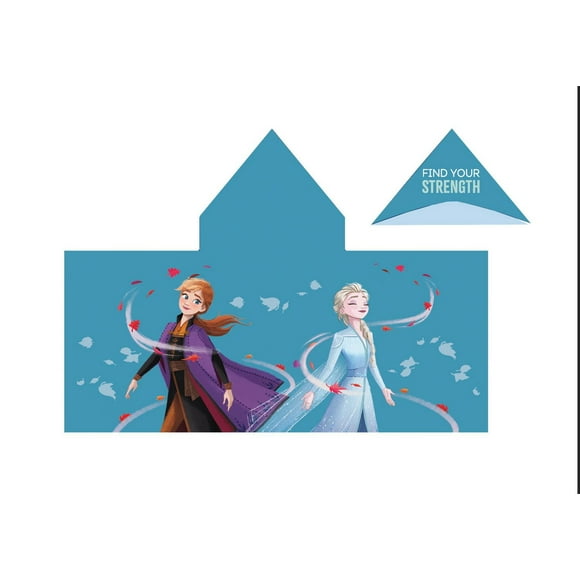 Serviette à Capuche Disney Frozen 2, 100% Coton