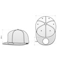 thumbnail image 4 of Miangastore Unisex Adjustable Hip Hop Cap with PU Leather Material and Snapback Design 10.6 x 7.1 x 4.33 Inch, 4 of 4