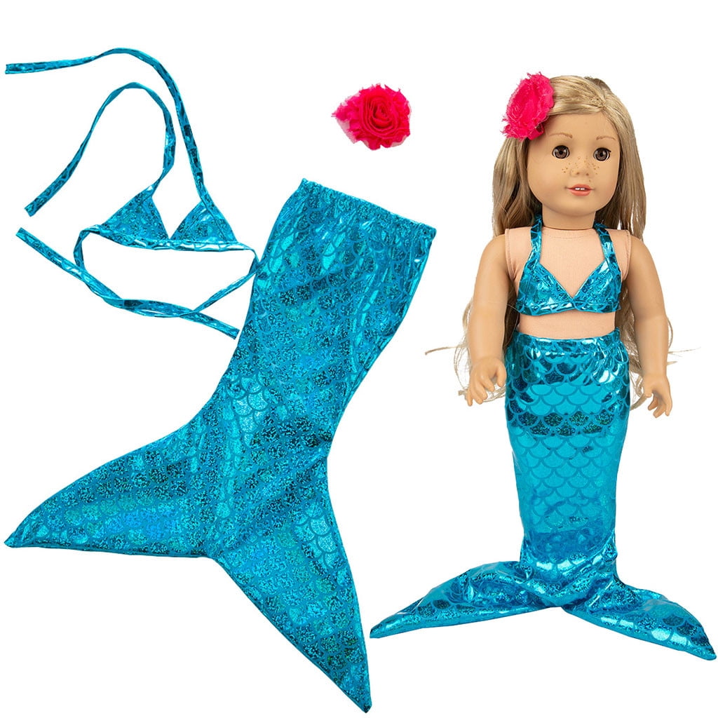 pimelu Cute Two piece Swimsuit Clothes Girl For 18 inch Doll Accessory Girl s Toy Summer Savings Summer Clearance Clearance Canada Day Walmart