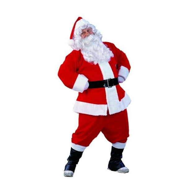 Costume de Velours en Nylon Santa Claus Costume