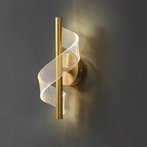 Elegant Wall Sconce Lighting Bedrooms Stairs Corridor Hallway Bedside Loft Balcony Wall Mounted Lamp , Gold Polka Dots(1 Color)
