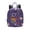 C, variant on Women's Mini Backpack, Butterfly Letter T Print Adjustable Strap Nylon Daypack, Purple Heart Star Print