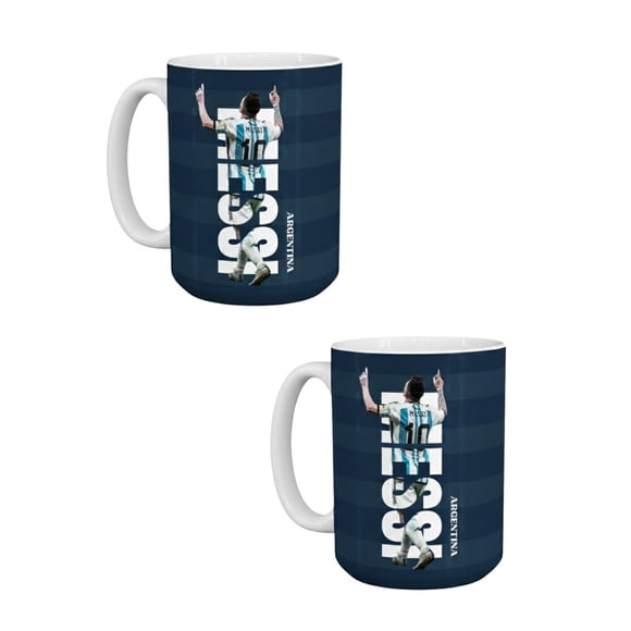 Duo de Tazas de cerámica 445 ml diseño campeón argentino TINK