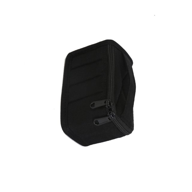 Cateissary Neceser de viaje con asa, bolsas de almacenamiento de herramientas de maquillaje cosmético, organizador de embalaje de artículos Almacenamiento y organización del hogar Negro