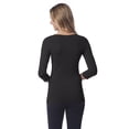 thumbnail image 2 of Scoop Neck 3/4 Sleeve Fitted Top, 2 of 3