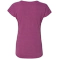 thumbnail image 5 of Anvil 6750Vl Women'S Tri-Blend V-Neck Tee, 5 of 6
