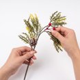 thumbnail image 4 of Artificial Branch Christmas Decor, with Berries Pinecone 5 Styles for Home Tree, 19.7in for Mantel Centerpiece Wreath Decor, 4 of 5