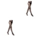 thumbnail image 4 of Minnieouse Medias negras Sexy Varios patrones Aniversario Red de malla misteriosa Medias de disfraces Ropa de mujer Panty-hose 6028 Type2 NO2, 4 of 6