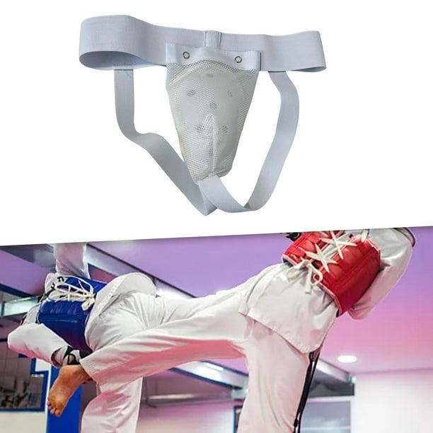 Taekwondo Karate Professional Mma Adjustable Male Famale Underwear Groin  Protector Cup Protection for Grappling Practice Kung Fu L 