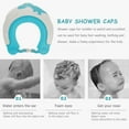 thumbnail image 2 of WRITWAA Baby Shower Cap Dinosaur Shape Blue PP Water Shield 1Set, 2 of 5