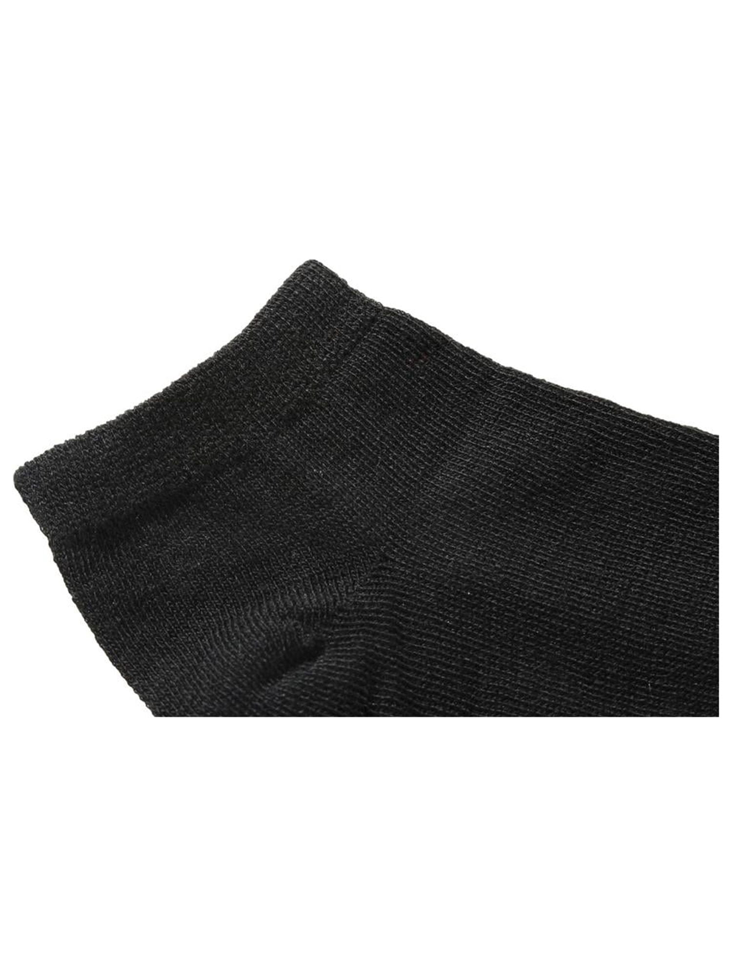 INSPIRE CHIC Women's 10 Pairs Stretch Breathable Cuffs Low Cut Ankle Socks XX-Small Black