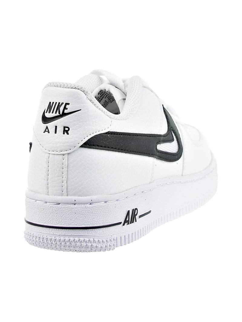 distorsionar Soviético virtud Nike Air Force GS 1 Sl Big Kids' Shoes White/Black dr7889-100 - Walmart.com