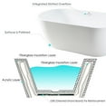 thumbnail image 4 of FerdY Bali 59" Acrylic Freestanding Bathtub with Brushed Nickel Drain, 4 of 10