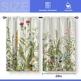 thumbnail image 5 of Kitchen Curtains Forest Sunset - Country Rustic Farmhouse Short Cafe Curtains Decor for Bathroom Tier Curtains Over Sink Retro Tree Bear Deer Rod Pocket Window Drapes 24 Inch Length 2 Panels, 5 of 5