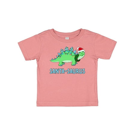 

Inktastic Santa-saurus Christmas Dinosaur with Hat Lights and Wreath Gift Baby Boy or Baby Girl T-Shirt