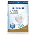 thumbnail image 1 of Mascarilla desechable Protec KN95 blanco 1 pza, 1 of 3