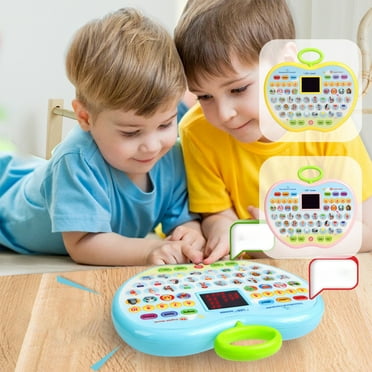 LED Screen Children's Early Education Machine Toys Multi-functional Large-capacity Simulation Flat Panel Learning Machine Early Education Smart Toys Gifts for Kids