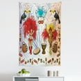 thumbnail image 1 of Brazil Tapestry, Rio Carnival Themed Composition with Samba Girls and Musical Instruments Print, Fabric Wall Hanging Decor for Bedroom Living Room Dorm, 5 Sizes, Multicolor, by Ambesonne, 1 of 1
