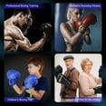 thumbnail image 4 of Music Boxing Machine with Blue Boxing Gloves, Intelligent Boxing Machine, Wall-Mounted Music Boxing Machine for Adults and Kids, Punching Pad Equipment for Home, Indoor, and Gym, 4 of 11