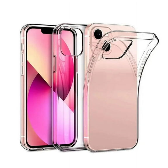 Clear Soft TPU Bumper Slim Cover Case ( with FREE Screen Protector) for iPhone 14