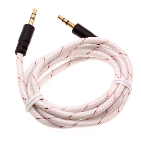 3.5mm Aux Cable Adapter Car Stereo Aux-in Audio Cord Speaker Jack Wire O4R for Kyocera DuraForce Ultra 5G Pro 2 - Lenovo Tab M10 Plus 10.3 - LG K22 Q70 K51 K40 K8X Velvet V60 ThinQ 5G
