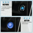 thumbnail image 4 of Unique Bargains Engine Start Stop Button Cover Kit Push Start Button Trim Sticker for Ford Explorer 2020-2022 for Ford Explorer Hybrid 2020-2021 Aluminum Alloy Blue, 4 of 7