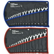 Hyper Tough 30-Piece Metric and SAE Combination Wrench Set
