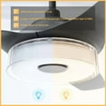 thumbnail image 6 of Icebreaker 60" 3 Blades Black Indoor/Outdoor LED Smart Ceiling Fan with Remote, 6 of 8