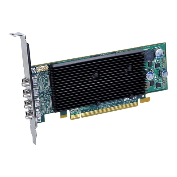 Matrox M9148 - Graphics card - M9148 - 1 GB - PCIe x16 low profile - 4 x Mini DisplayPort