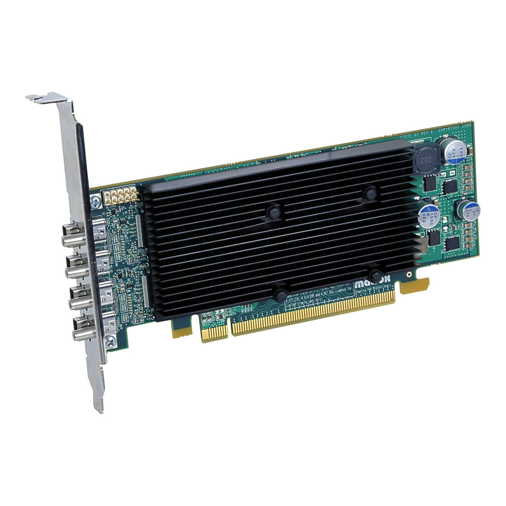 Matrox M9148E1024LAF M9148 LP PCIe x16 1GB Memory Mini DP Port*4