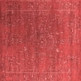 thumbnail image 1 of Ahgly Company Indoor Square Oriental Red Industrial Area Rugs, 7' Square, 1 of 4