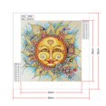 thumbnail image 2 of Diamante pintura 5D DIY forma especial sol punto de cruz mosaico artesanía Kits, 2 of 9