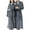 a-Grey109187, variant on Men Women Autumn Winter Couple Solid Color Cable Knitted Plush Robes Long Sleeve Cozy Loungewear For Snug Home Relaxation Casual Robe