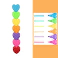 thumbnail image 3 of JJKBVCLO Bear Heart Shaped Design Allydrew Mini Stackable Highlighters Cute Color Markers Children's DIY Stationery Stationery For The New Term Back To School Season School Supplies 10ml, 3 of 4
