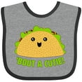 thumbnail image 3 of Inktastic Taco Bout a Cutie Cute Taco Pun Boys or Girls Baby Bib, 3 of 4