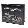 thumbnail image 6 of Canopus Car Registration and Insurance Holder with Magnetic Closure, Car Document Holder, Vehicle Glove Box Organizer, Wallet for Auto, Motorcycle, Truck and more, 1 Pack with EZ Pass Strip, Pickup, 6 of 7