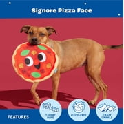 BARK Signore Pizza Face Plush Dog Toy