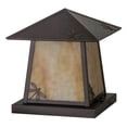 thumbnail image 4 of Meyda Tiffany 152492 Stillwater 12" Tall Pier Mount Post Light - Brown, 4 of 4
