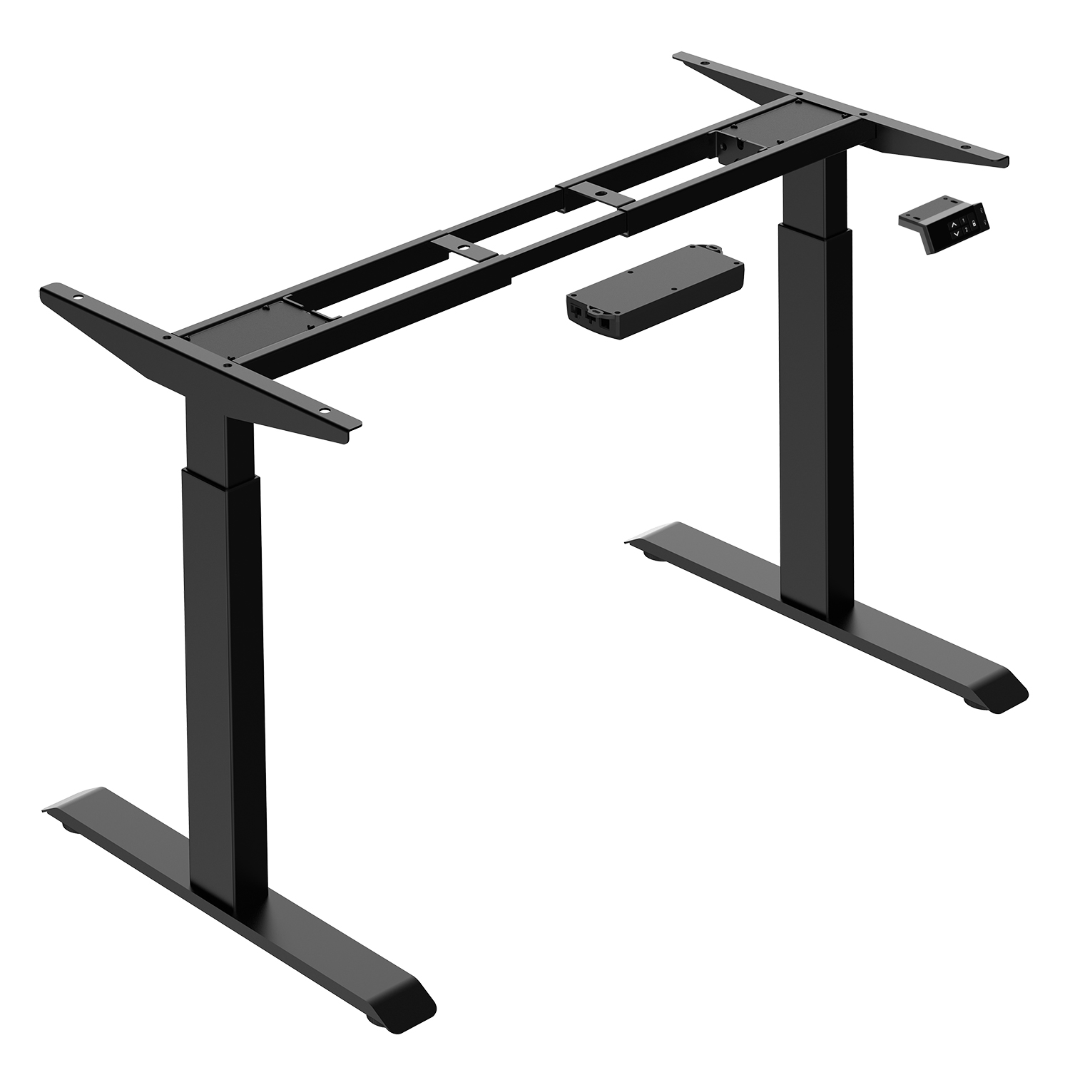AdvanceUp  Dual Motor Adjustable Electric Stand Up Office Desk Frame, with USB
