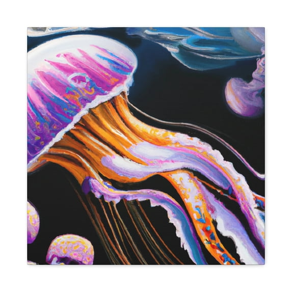 Jellyfish In Flight - Canvas