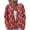 Red, variant on WTOBBY Women's Christmas Themed Print Cardigan, Christmas Knit Sweater for Fall and Winter, Long Sleeve Pullover with Cute and Fun Patterns,Deep Red L