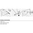 thumbnail image 4 of Candado de combinación portátil de 1,2 m, candado de cable portátil, candado con contraseña de 4 dígitos, para computadora portátil y, 4 of 4