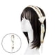 thumbnail image 5 of Diadema ancha Sunnimix Bohemia con borlas para mujeres y niñas Blanco, 5 of 7