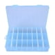 thumbnail image 2 of Caja de plástico ajustable para joyas, organizador desmontable de 24 rejillas para guardar cuentas y pendientes (azul), 2 of 14