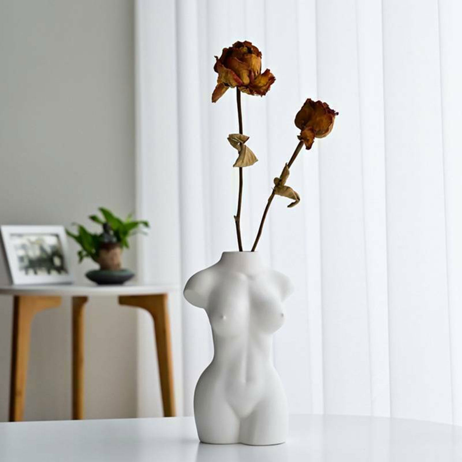 Man Statue Nude Men Body Vase Flower Pot Ornaments Man Torso Male Sculpture Decor Full Body Bust Vase Minimalism Plant Pot