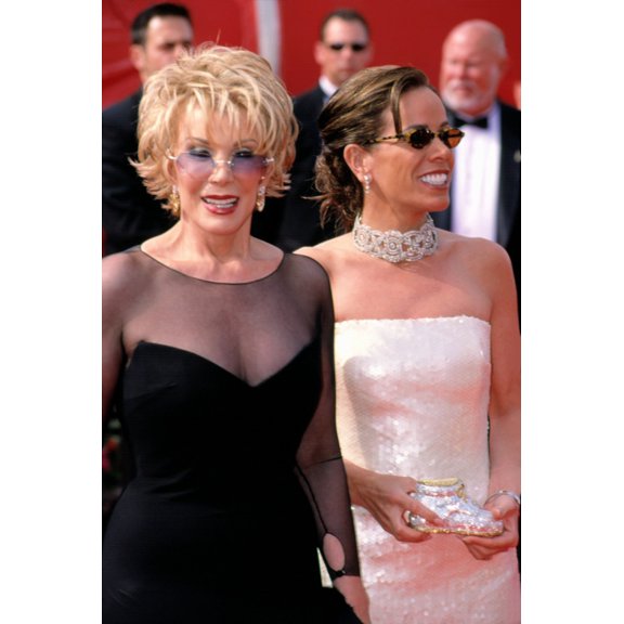 Joan Rivers And Daughter Melissa Rivers (Holding Judith Leiber Bag) At Academy Awards, 3252001, By Robert Hepler Celebrity (8 x 10)