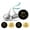 Black & Glitter Gold, variant on Darling Souvenir &nbsp;Round Best Father Ever Theme Stickers 190 Pcs chocolate&nbsp;Candy Labels-Red