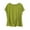 Green-04, variant on Perfectbot Womens Crewneck T Shirts Cap Sleeves Pleated Tops Summer Loose Fit Casual Blouse