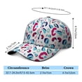 thumbnail image 4 of Leopard Print Baseball Cap, Classic Dad Hat with Lightweight Quick-Dry Fabric, Stylish Animal Pattern Adjustable Cap for Summer Running, Hiking, Camping, Gift for Women Men, 4 of 6